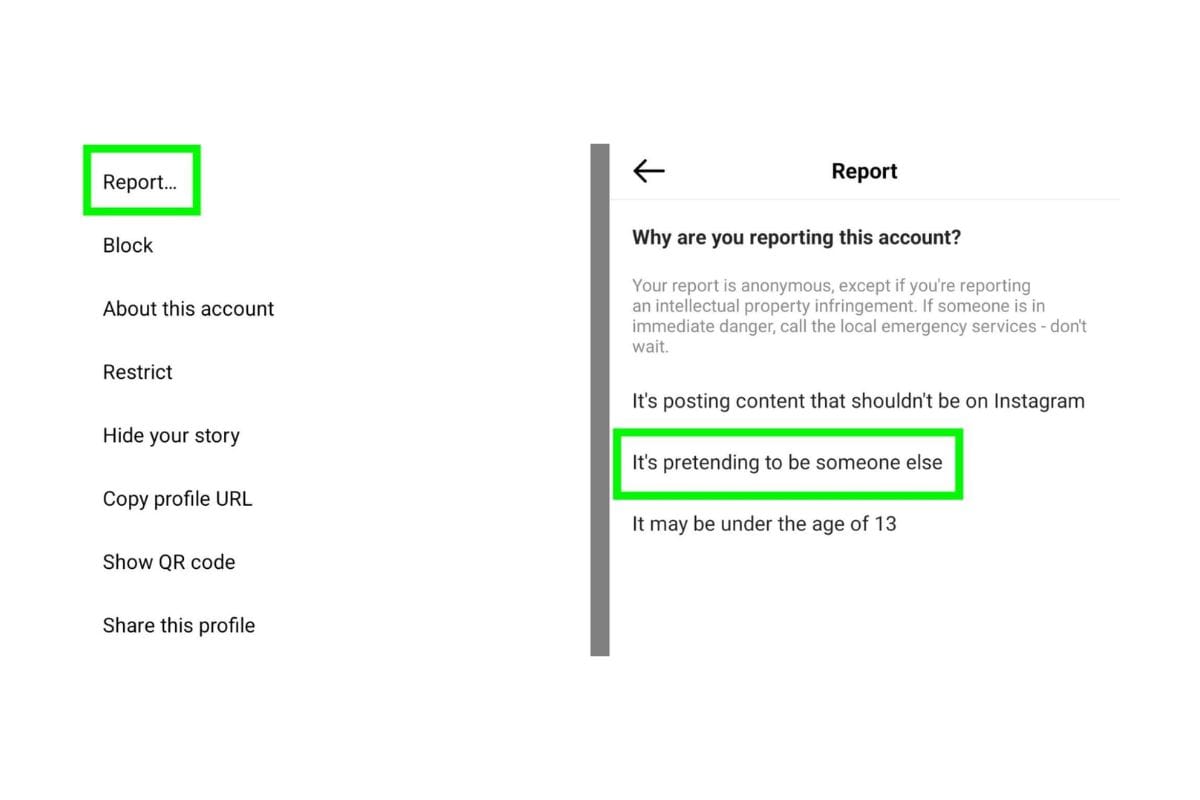 How To Report On Instagram